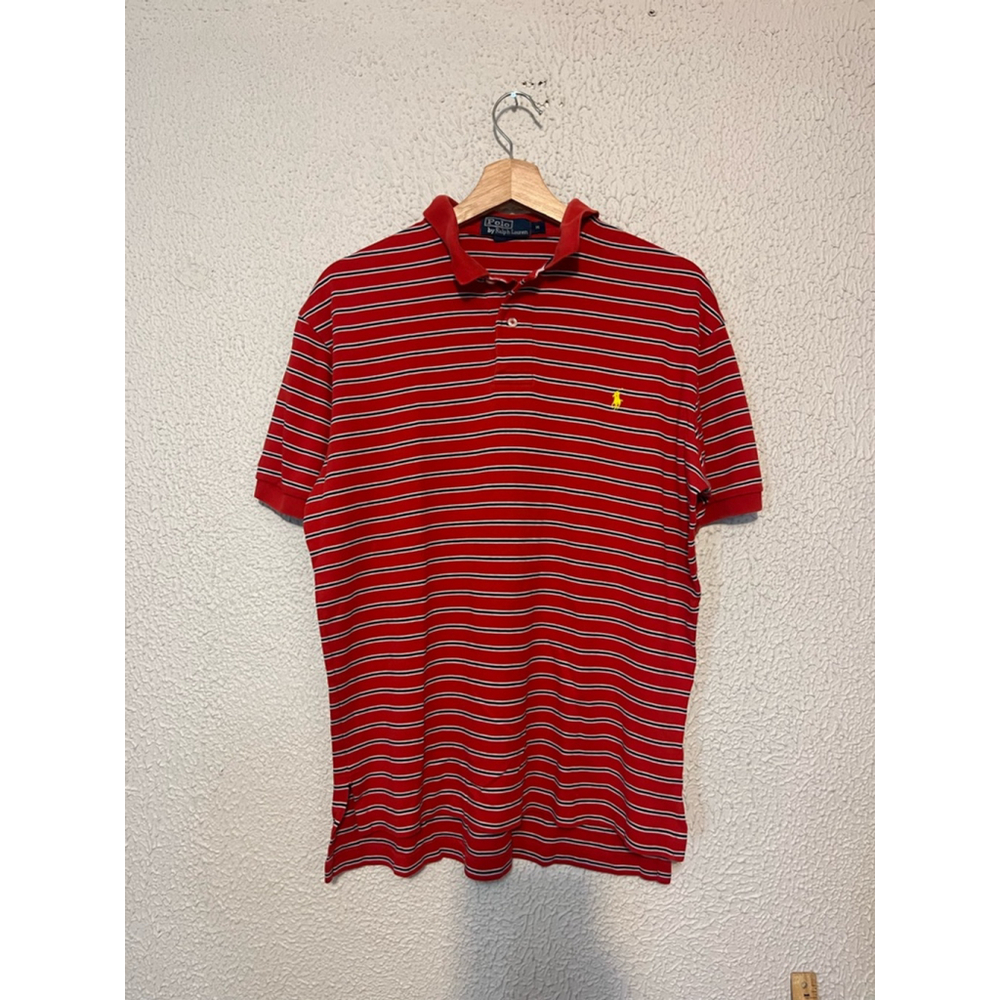 Men’s Vintage Polo by Ralph Lauren Stripe Short Sleeve Stripe Polo Preppy Shirt